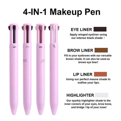 4 in 1 Makeup Pen - Waterproof & Long Lasting