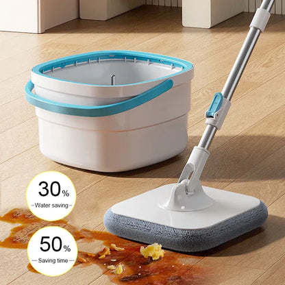 60° Spin Mop & Bucket - All-In-One Self-Cleaning System